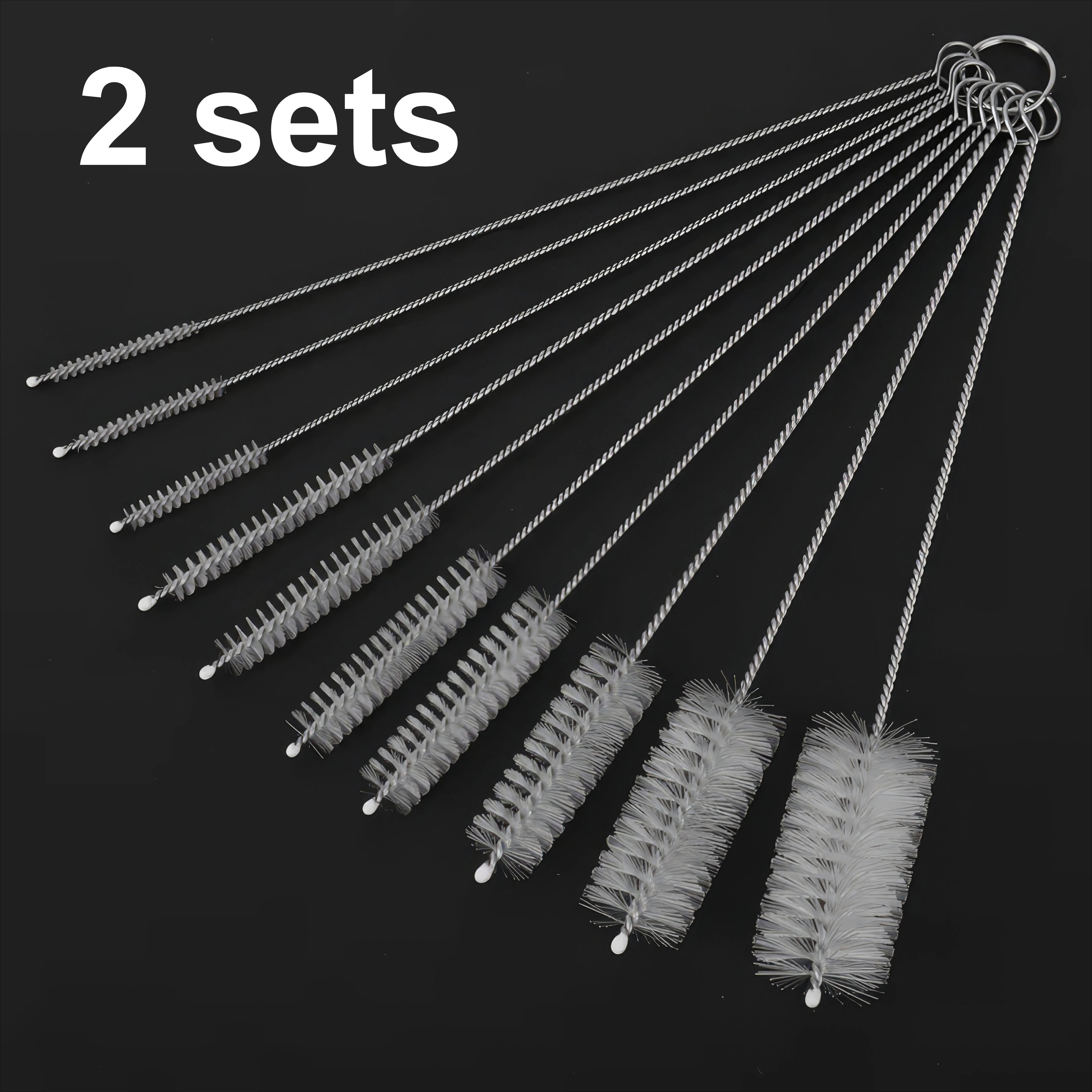 Set of Straw Cleaning Brushes