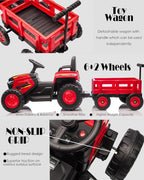 Ride on Tractor with Detachable Garden Cart