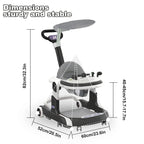 Multifunctional Baby Walker With Sunshade and Seat