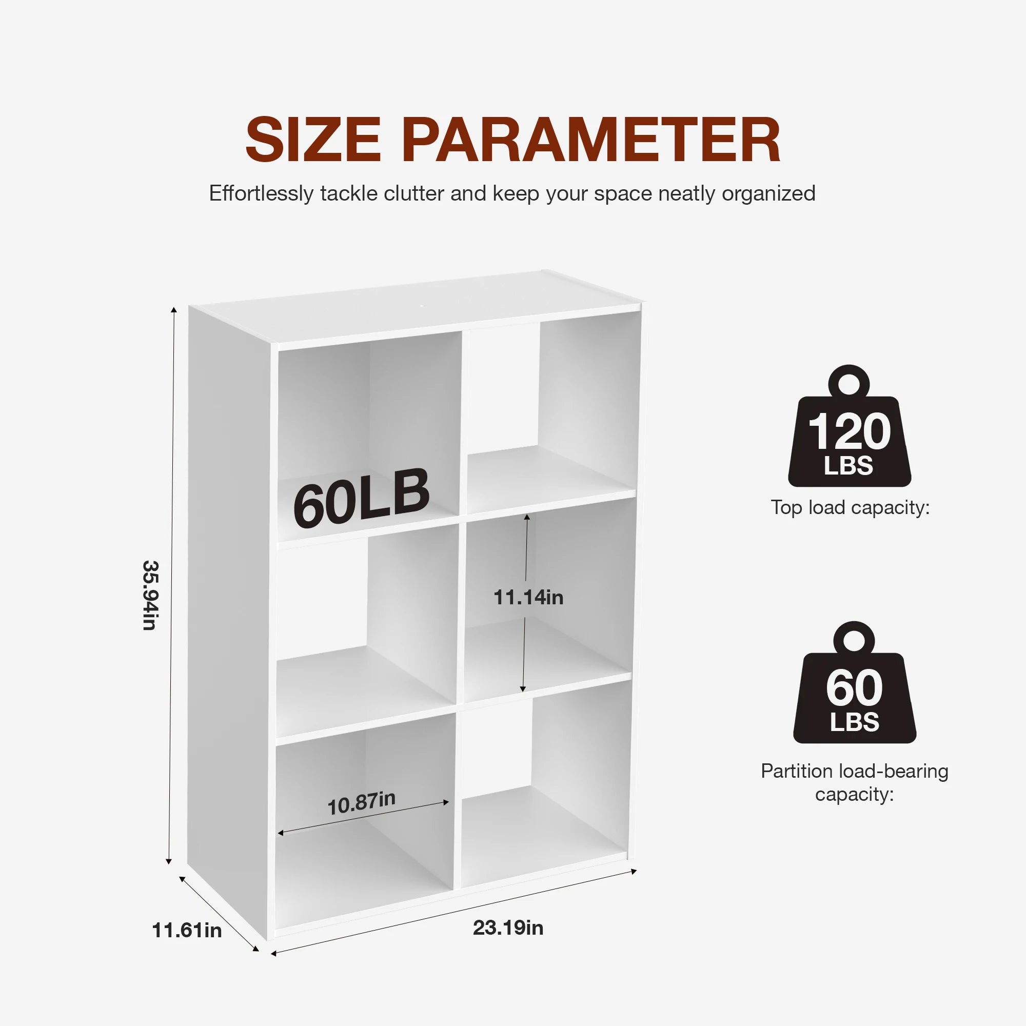 Cube Storage Organizer Wooden Shelf Bookcase