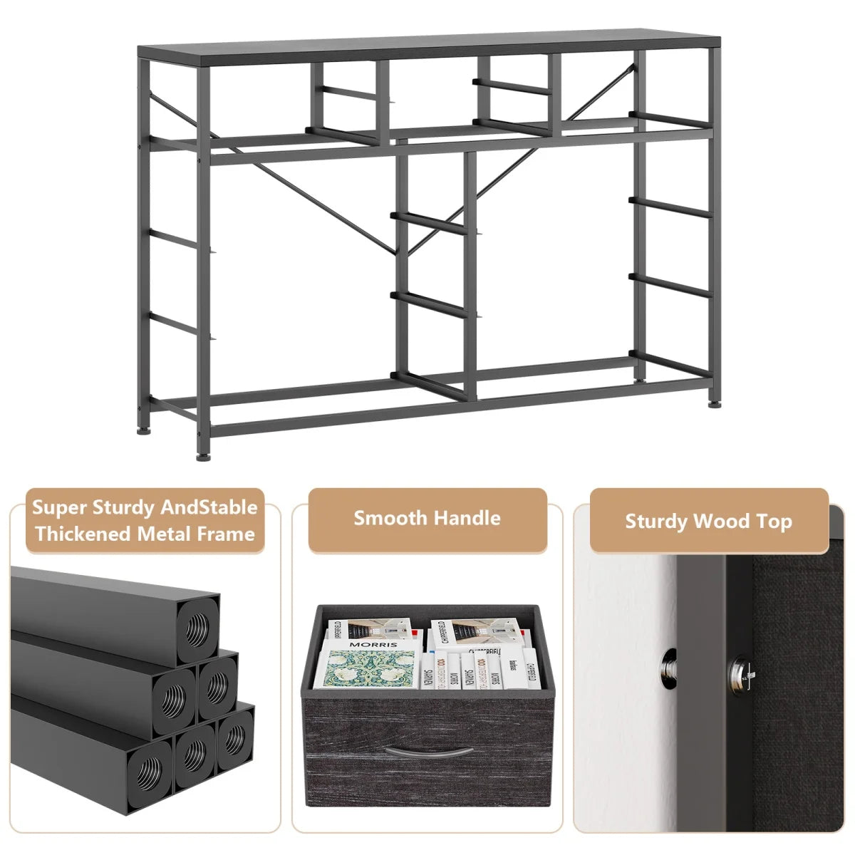 Dresser With Drawers TV Stand Entertainment Center