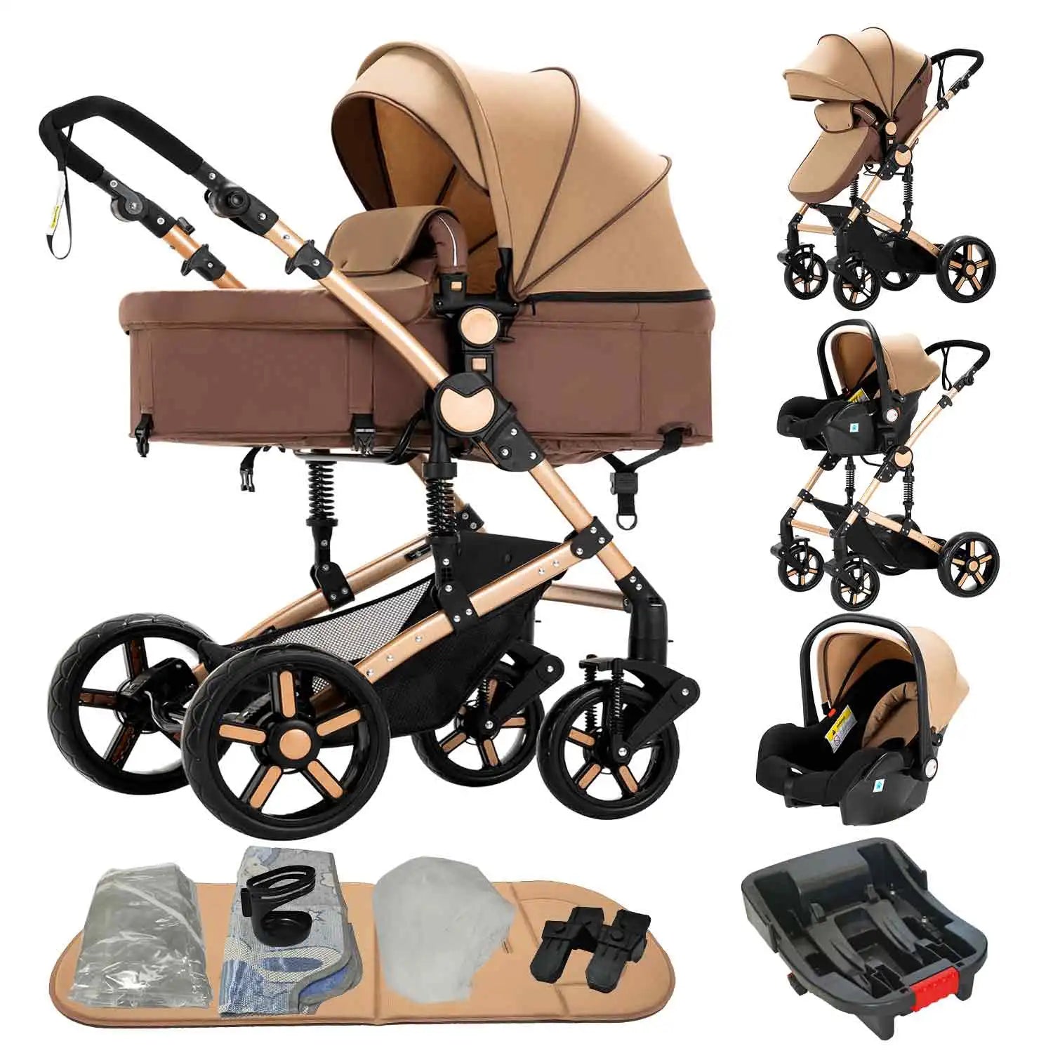3 in 1 Baby Stroller with Car Seat