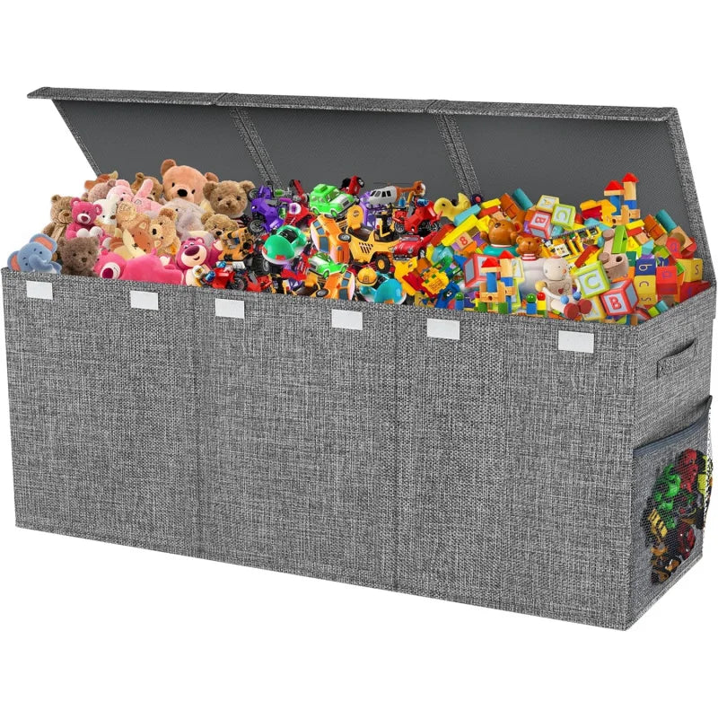 Extra Large 40" Collapsible Toy Box with Lid