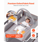 Baby Changing Table Foldable Diaper Change Station