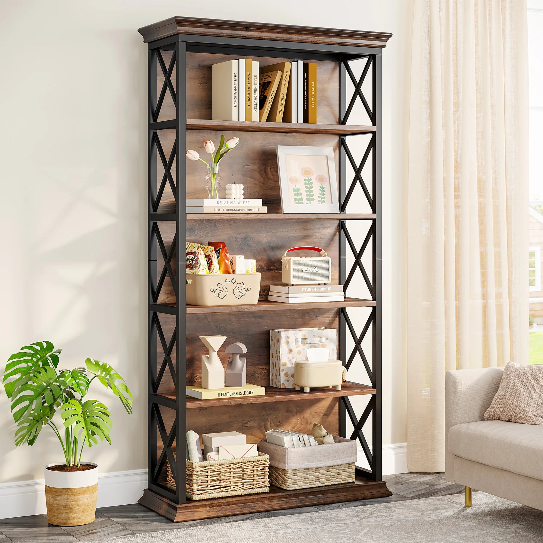 Industrial Bookshelves And Bookcases, Floor Standing