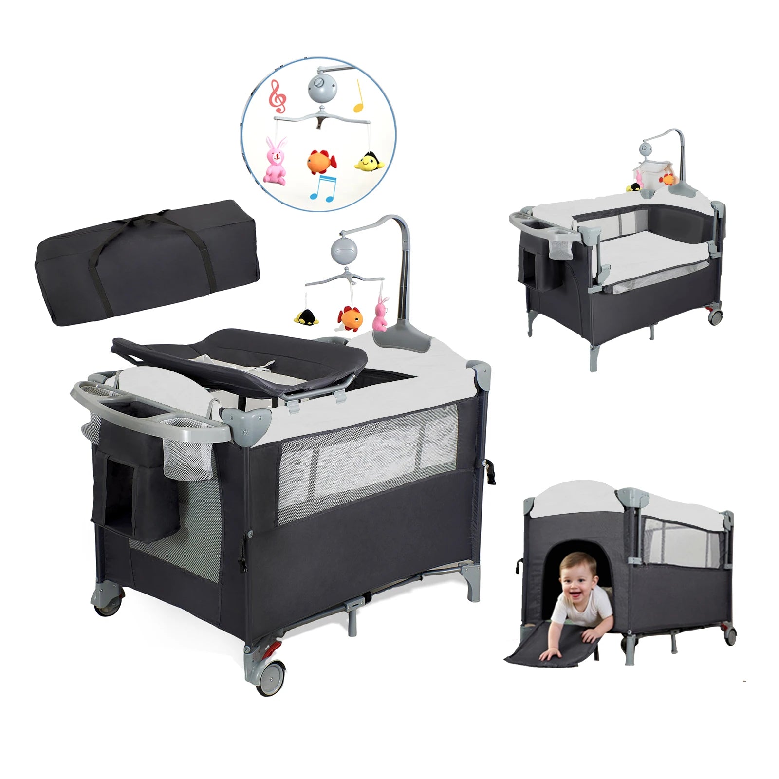 Pack n Play Bassinet Changing Table