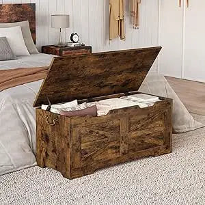 Kids Wood Large Toy Box Storage
