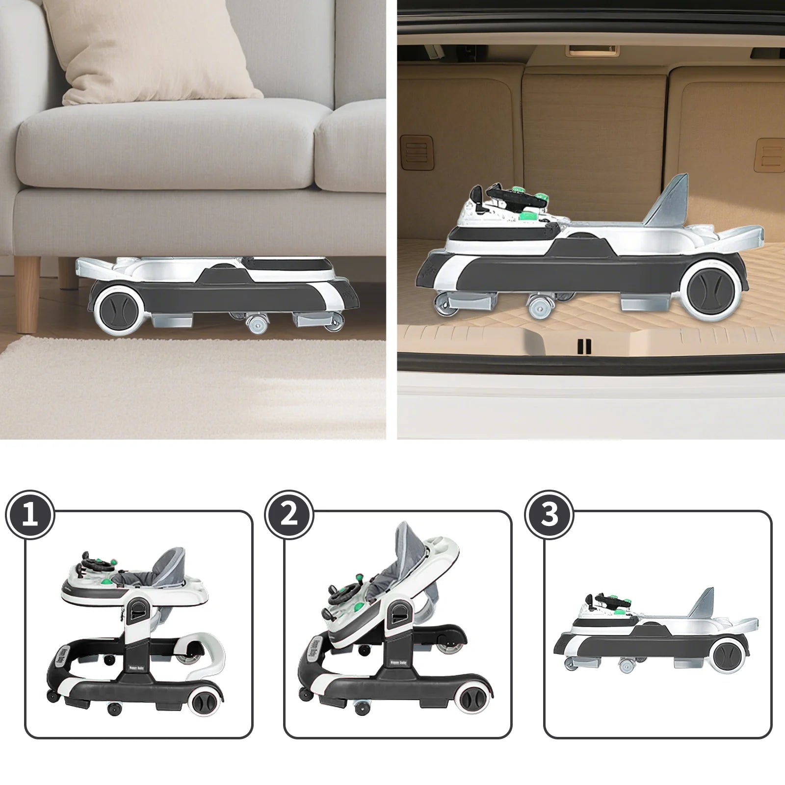 Multifunctional Baby Walker with Music And Lights
