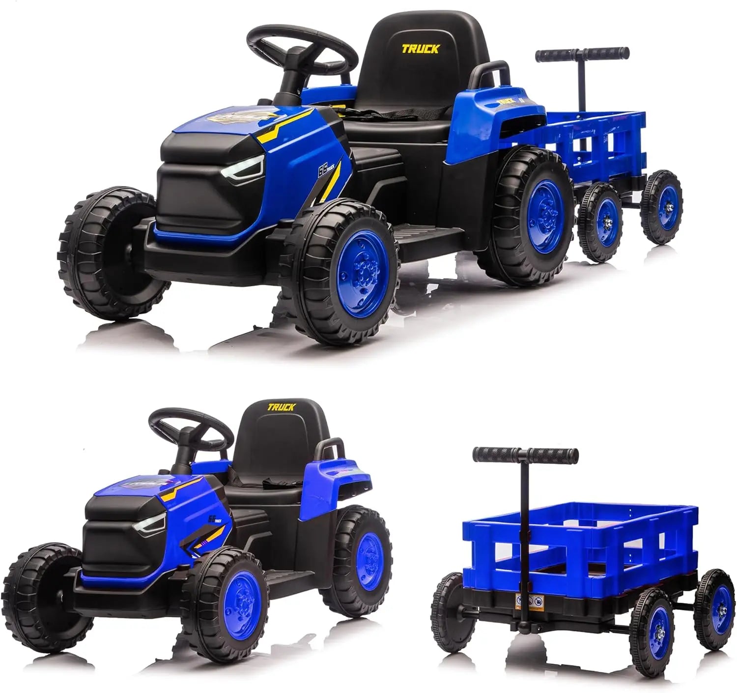 Ride on Tractor with Detachable Garden Cart