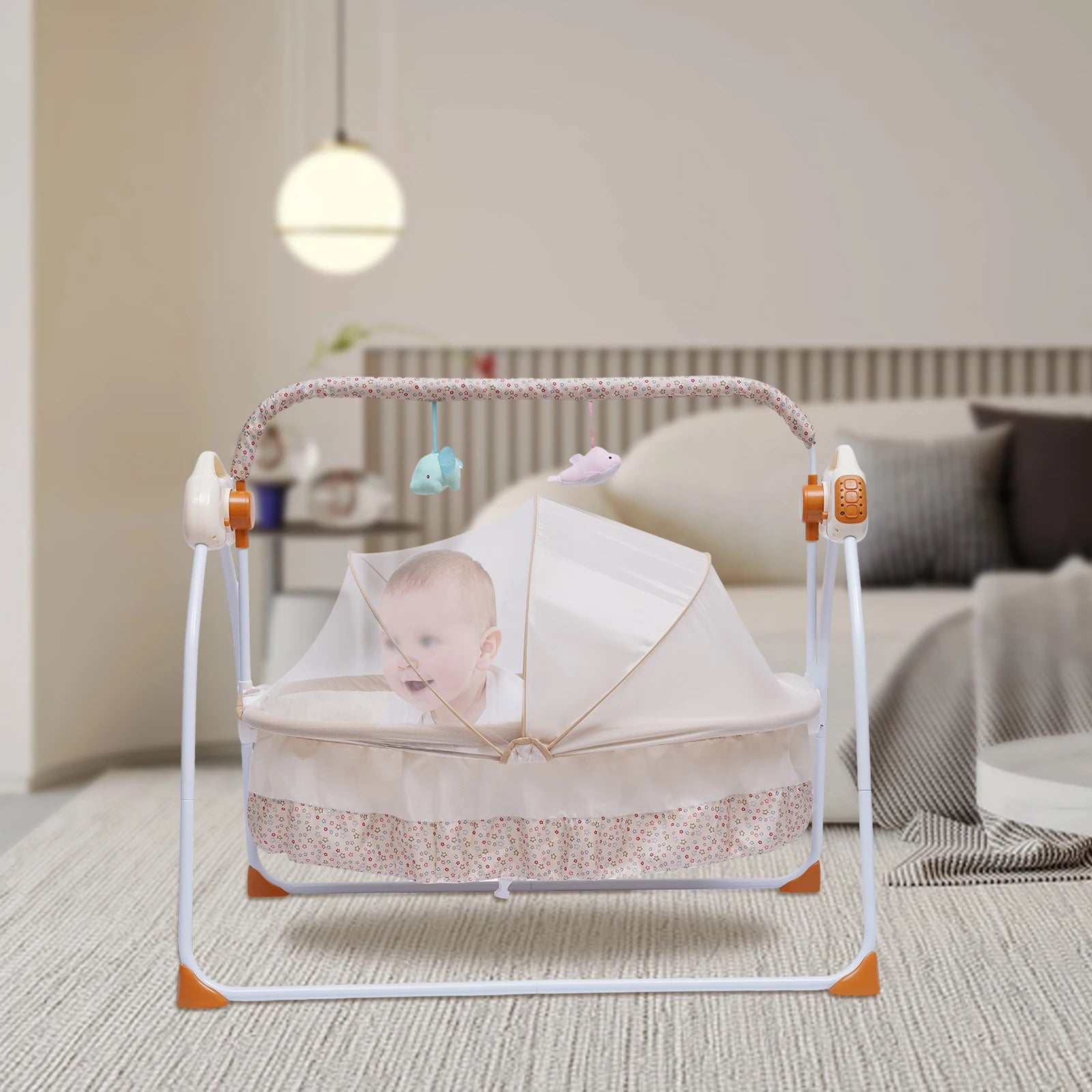 Auto Rocking Bed Swing 5 Speed Musical
