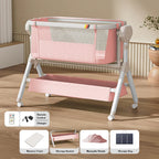 Automatic Rocking Bassinet Baby Cradle with Music And Lights