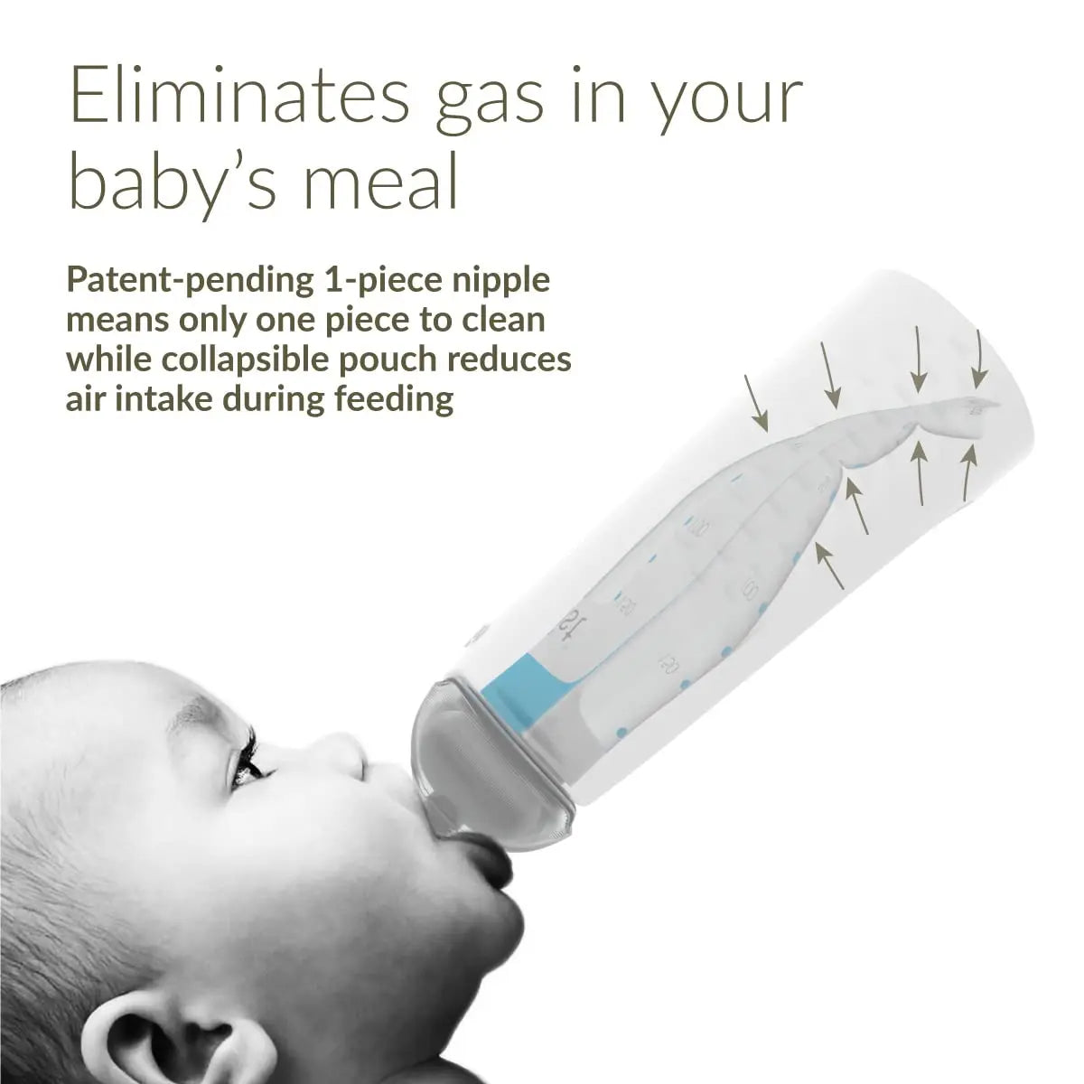 Natural Baby Breast Milk Feeding Bottle 2-Pack