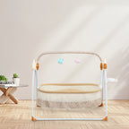 Electric Cradle Foldable w/ Music Dual Control, Mosquito Net