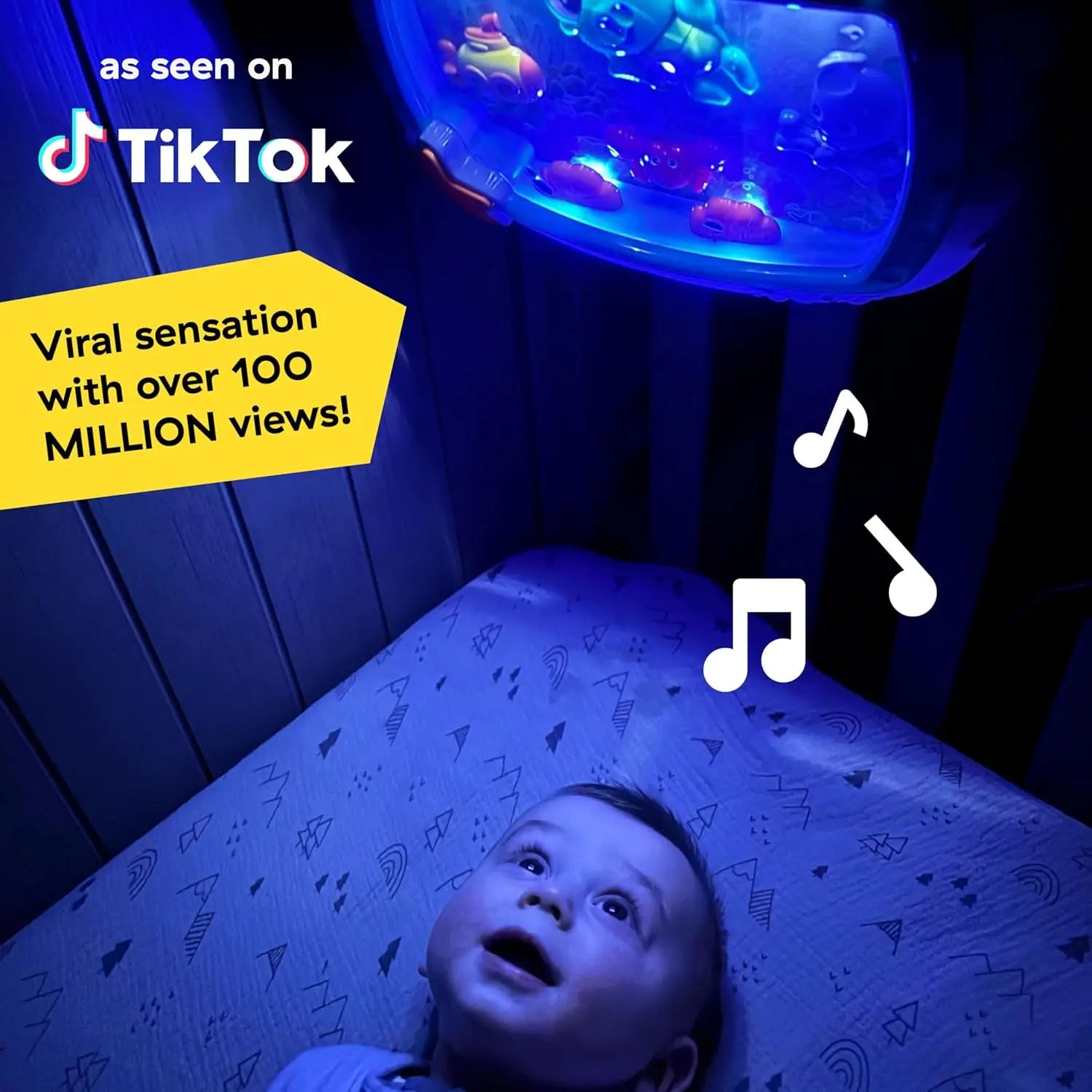 Musical Calming Lights & Ocean Sounds, Remote Control