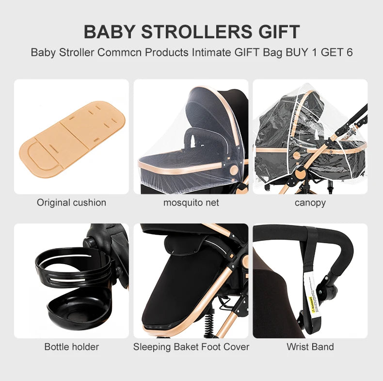 3 in 1 Baby Stroller with Car Seat
