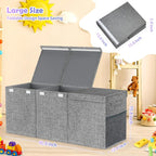 Extra Large 40" Collapsible Toy Box with Lid