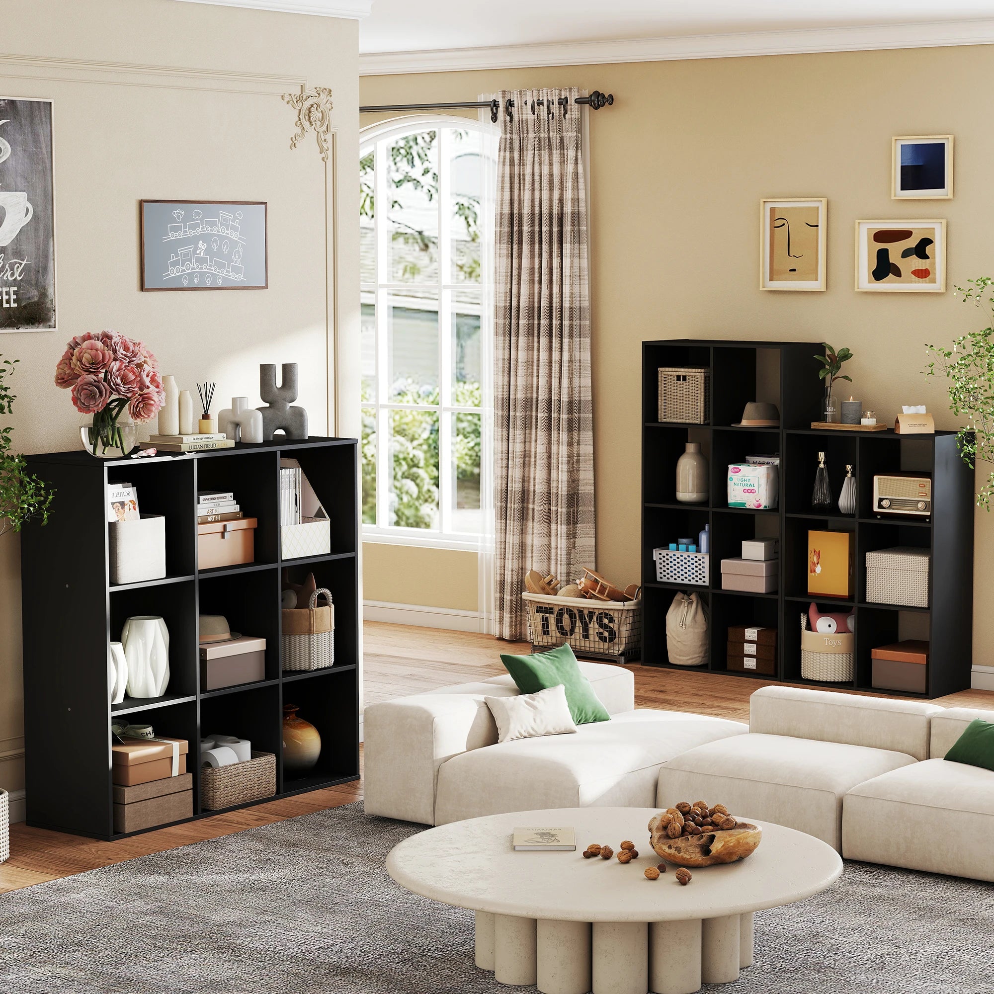 Cube Storage Organizer Wooden Shelf Bookcase