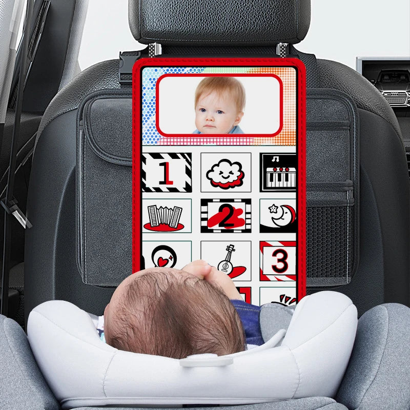 Baby Development, High-Contrast Sensory Crawling Activity Toy