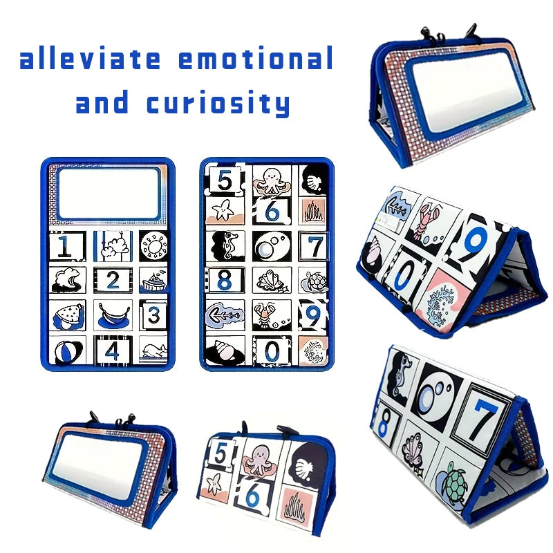 Baby Development, High-Contrast Sensory Crawling Activity Toy