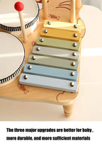 Children's Wooden Percussion Instrument And Xylophone