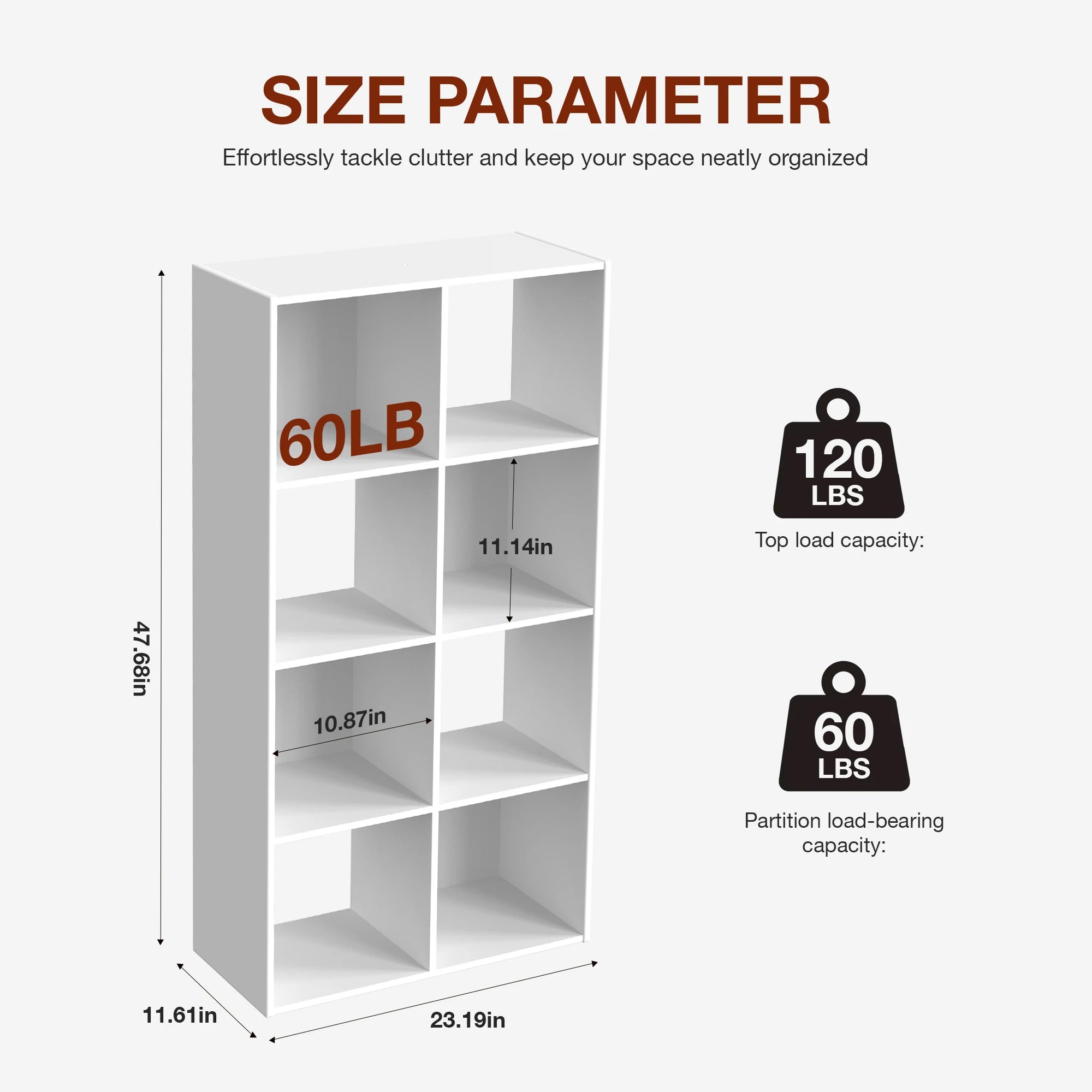 Cube Storage Organizer Wooden Shelf Bookcase