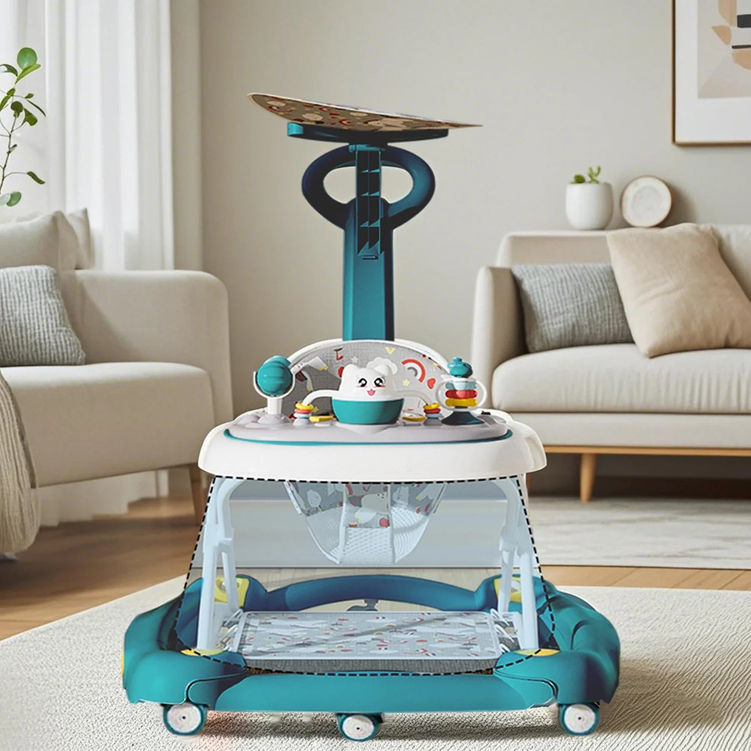 6-in-1 Baby Walker Pusher