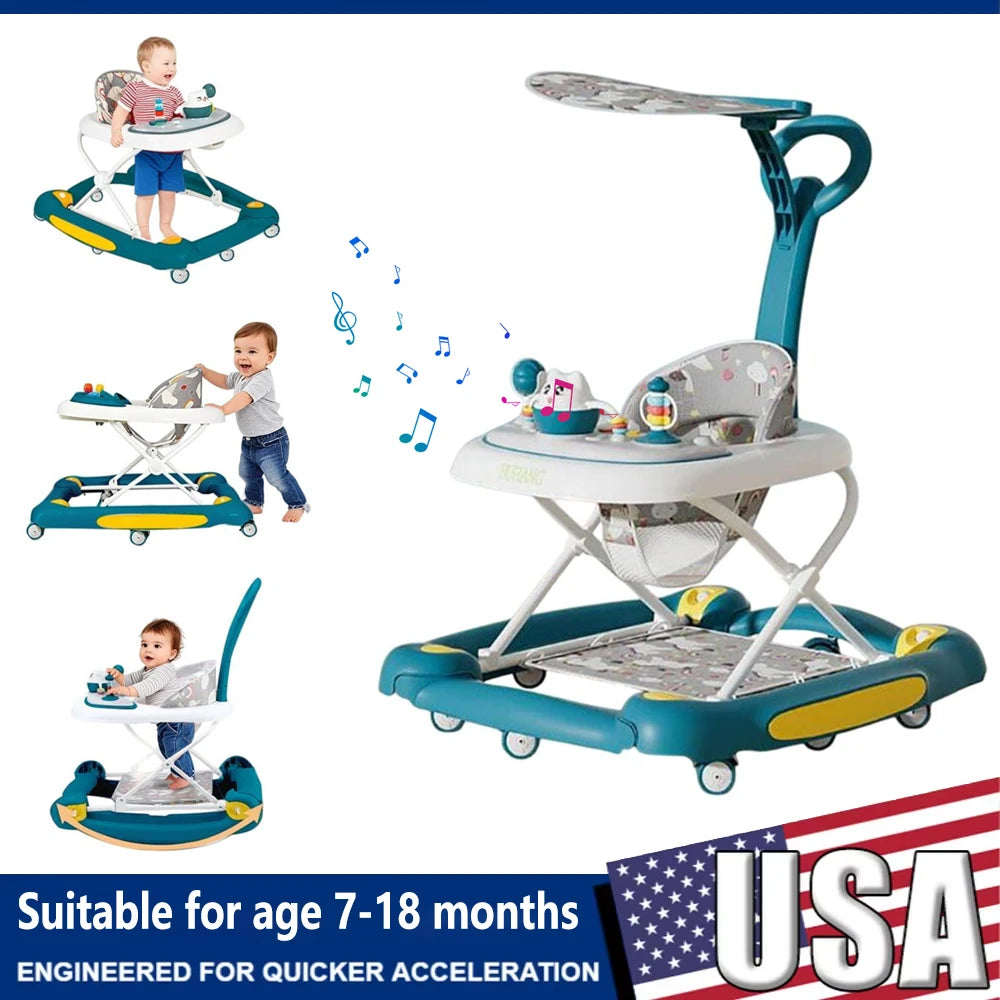 6-in-1 Baby Walker Pusher