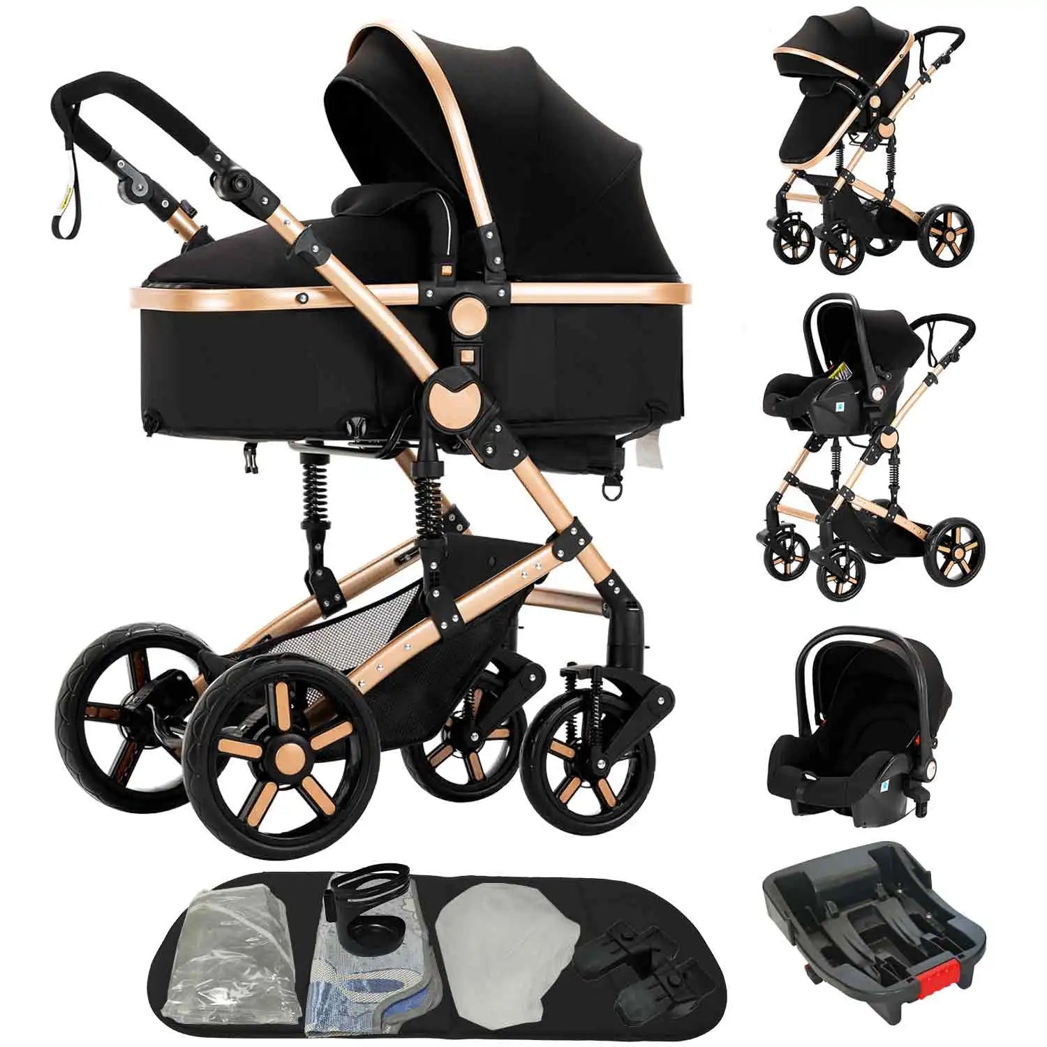 3 in 1 Baby Stroller with Car Seat