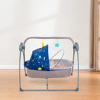 Cradle Swing 5 Speeds Electric Remote Control for 0-18 Months