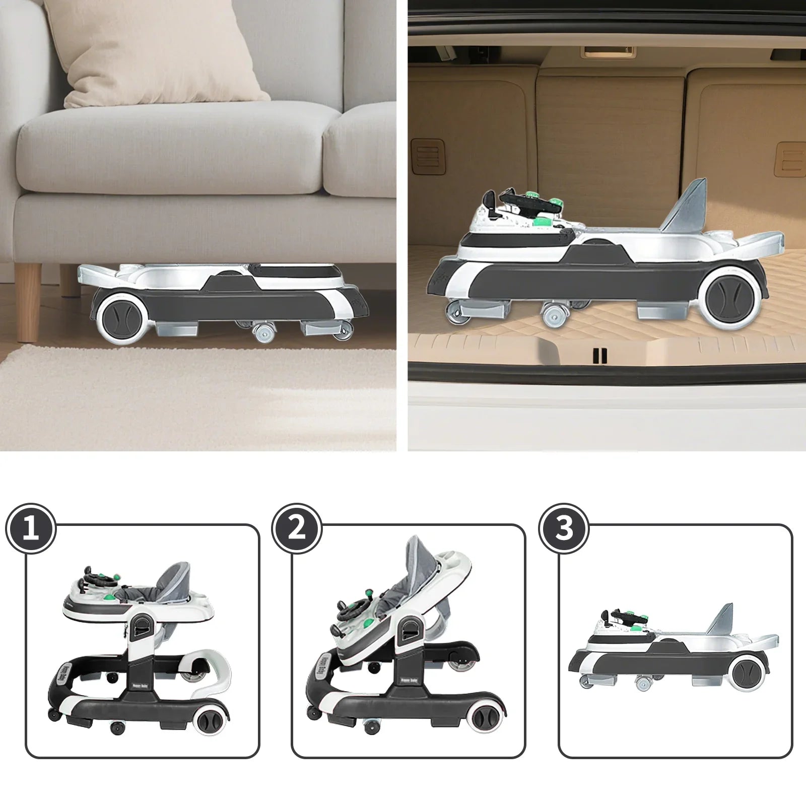 Multifunctional Baby Walker with Music And Lights