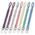 7-Piece Cotton Pacifier Clips Easy Wash