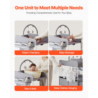 Baby Changing Table Foldable Diaper Change Station