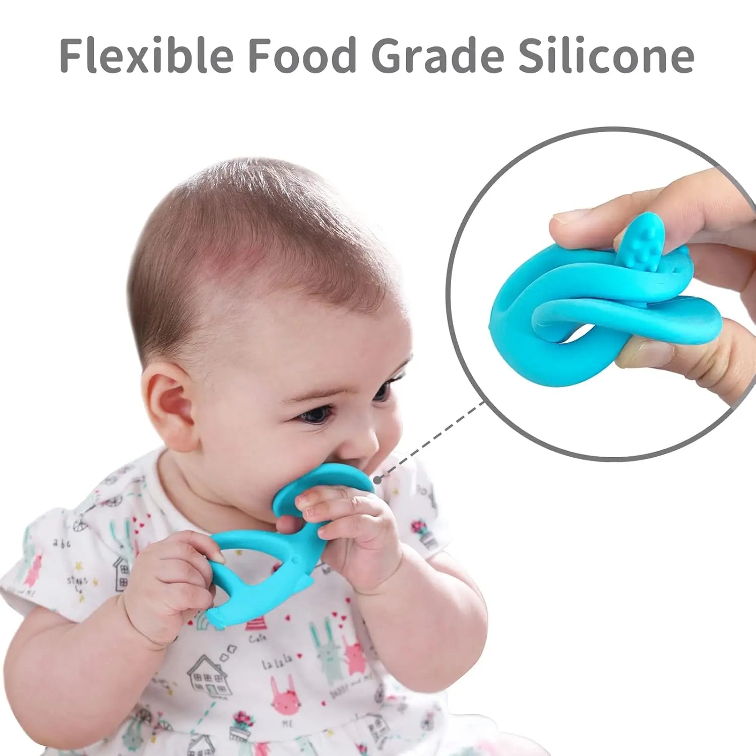Soft Silicone Baby Teether Toy