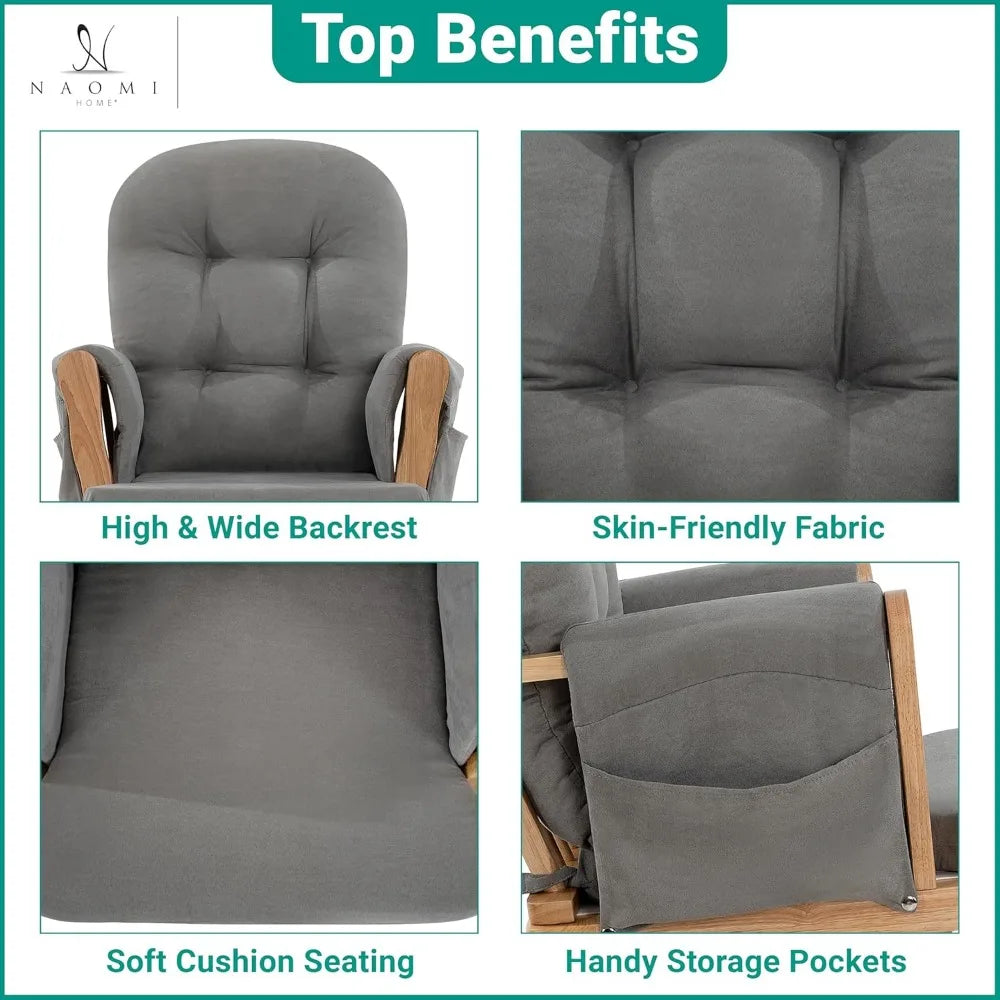 Brisbane Nursery Glider Ottoman Sets