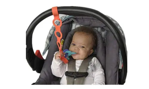 4-Pack Stretchable Silicone Pacifier/toy Clips