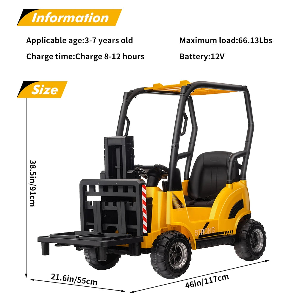 Kids Ride on Forklift Car with Tent