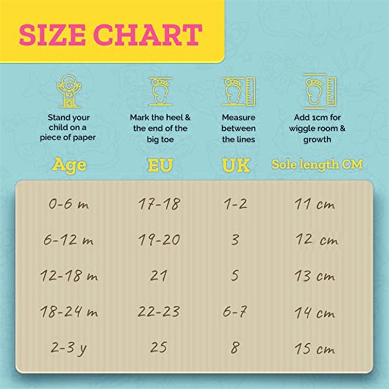 Kids Anti-Slip Sole Pre-Walker Shoes