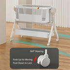 Automatic Rocking Bassinet Baby Cradle with Music And Lights