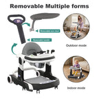 Multifunctional Baby Walker With Sunshade and Seat