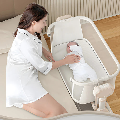 Automatic Rocking Bassinet Baby Cradle with Music And Lights
