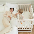 Convertible Baby Crib With Removable Wheels