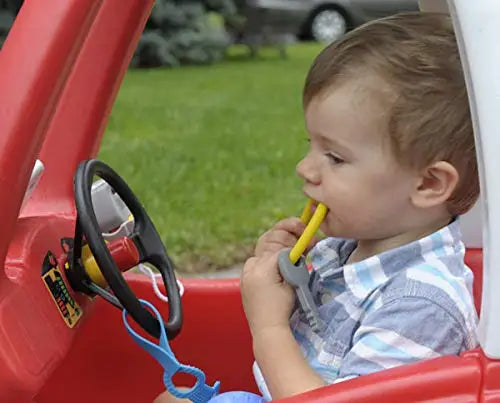4-Pack Stretchable Silicone Pacifier/toy Clips