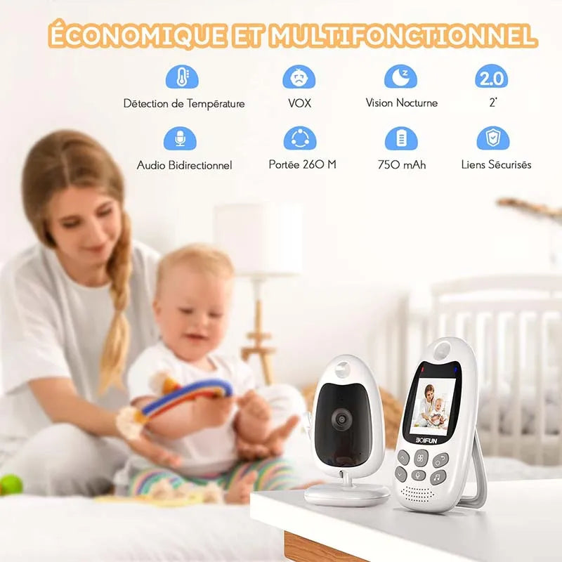 Baby Monitor with Camera Portable