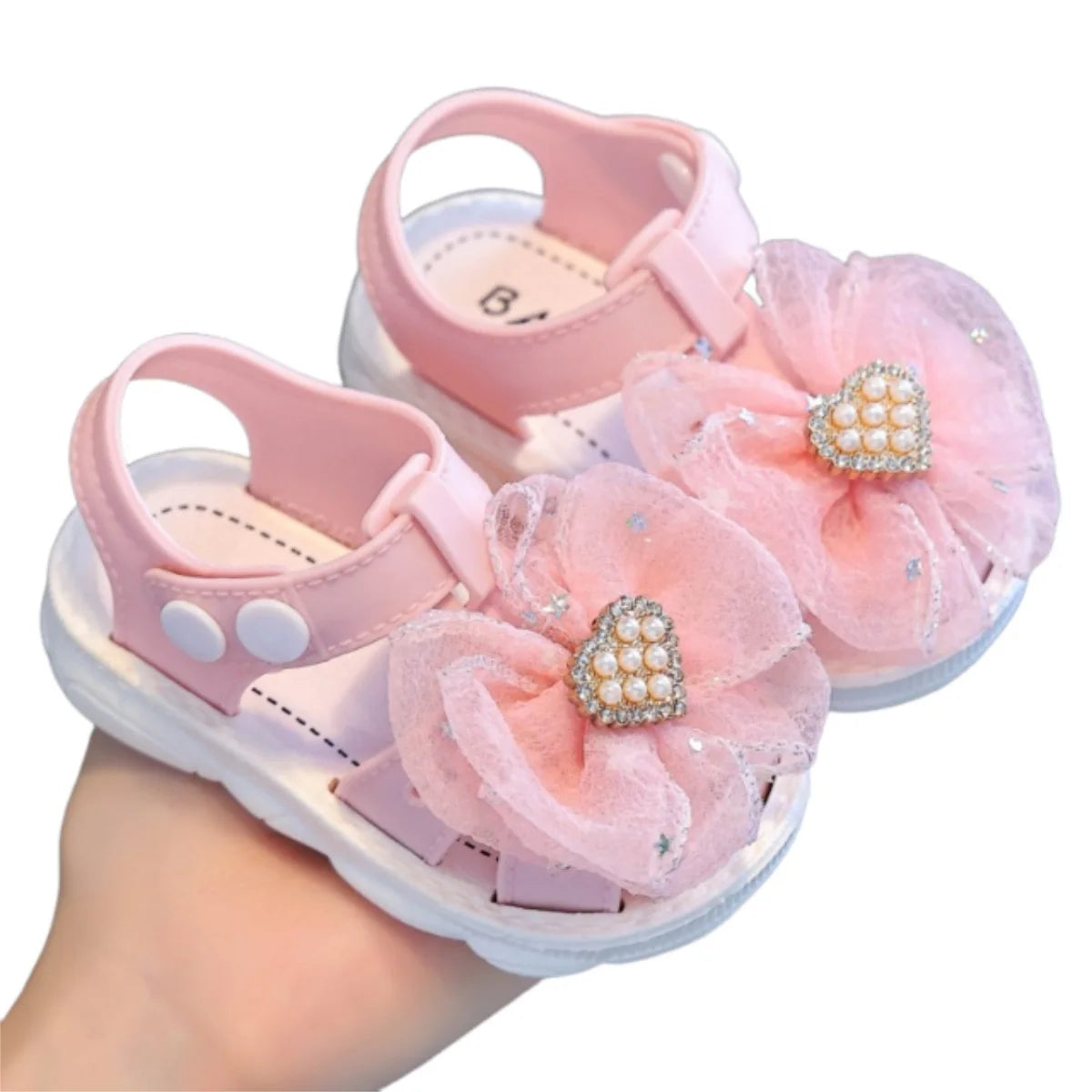 Toddler Girl Sparkle Glitter Bowknot Sandals