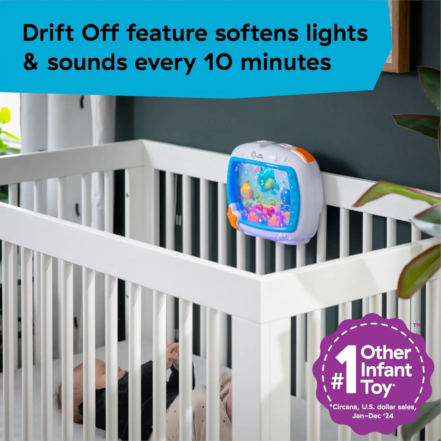 Musical Calming Lights & Ocean Sounds, Remote Control